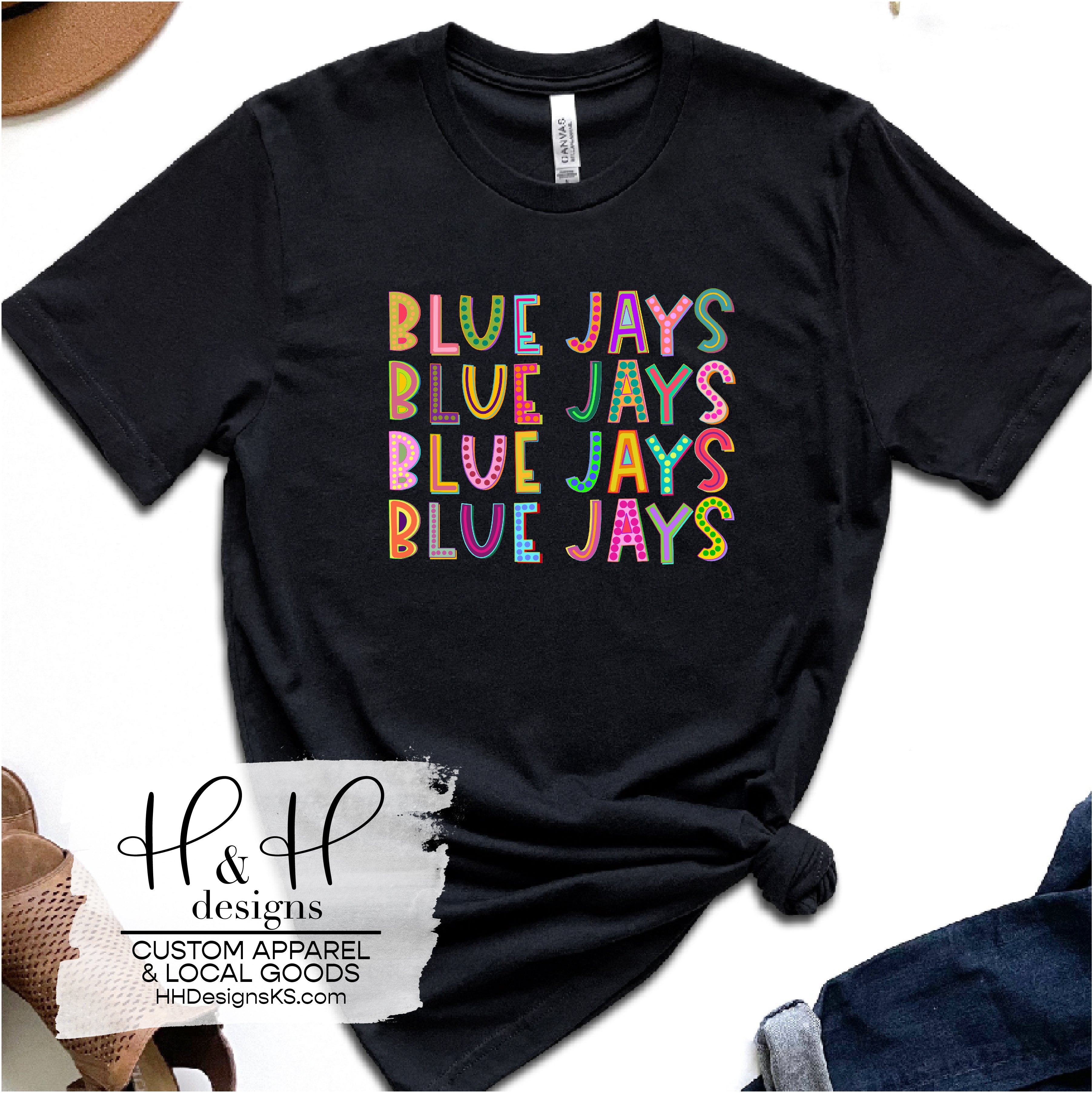 Blue Jays Rainbow Marquee – H&H Designs LLC