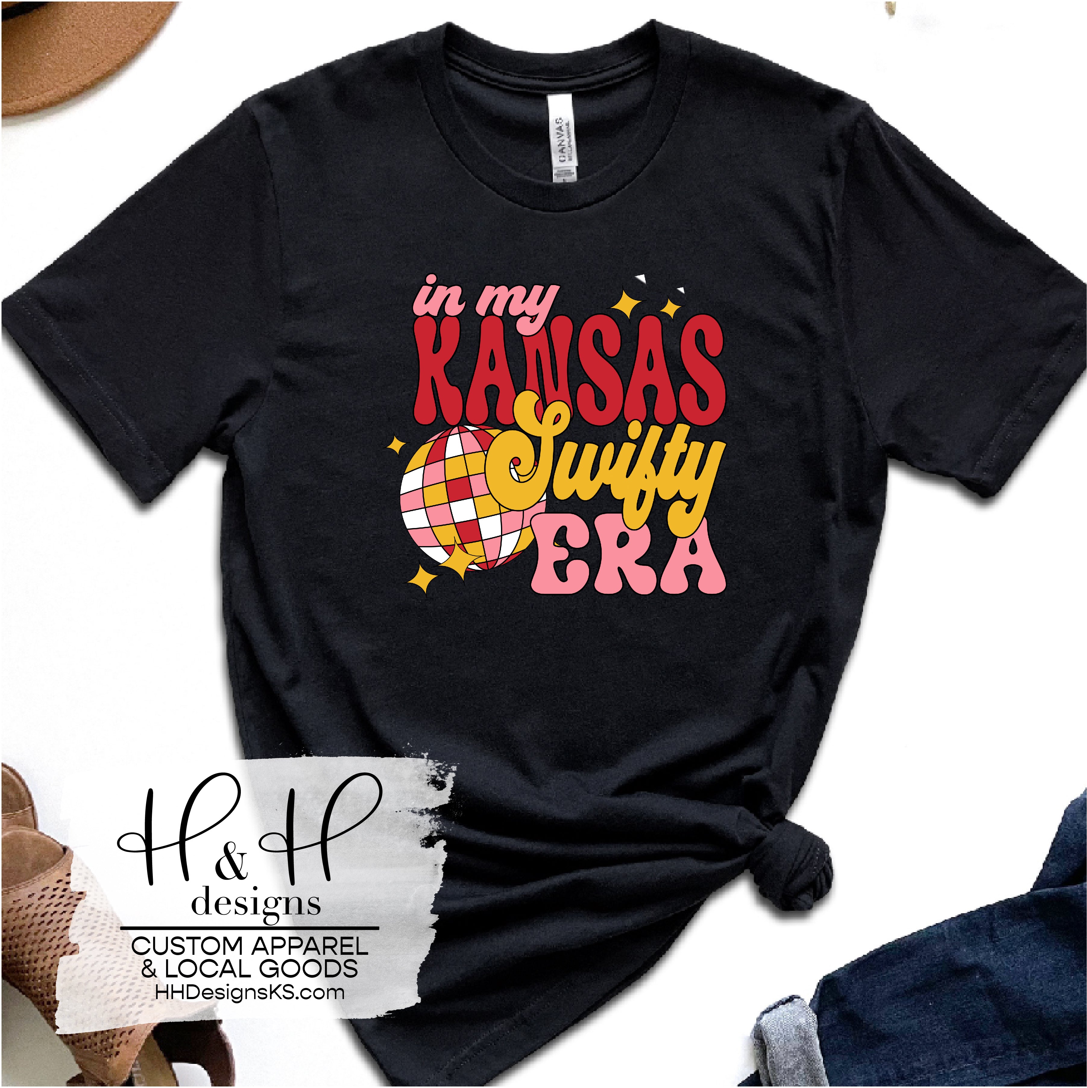 Chiefs Era Football Comfort Colors Tee, Swiftie, Kansas City, Football | Refinery Number One, Inc | Graphic Apparel |  Boutiques