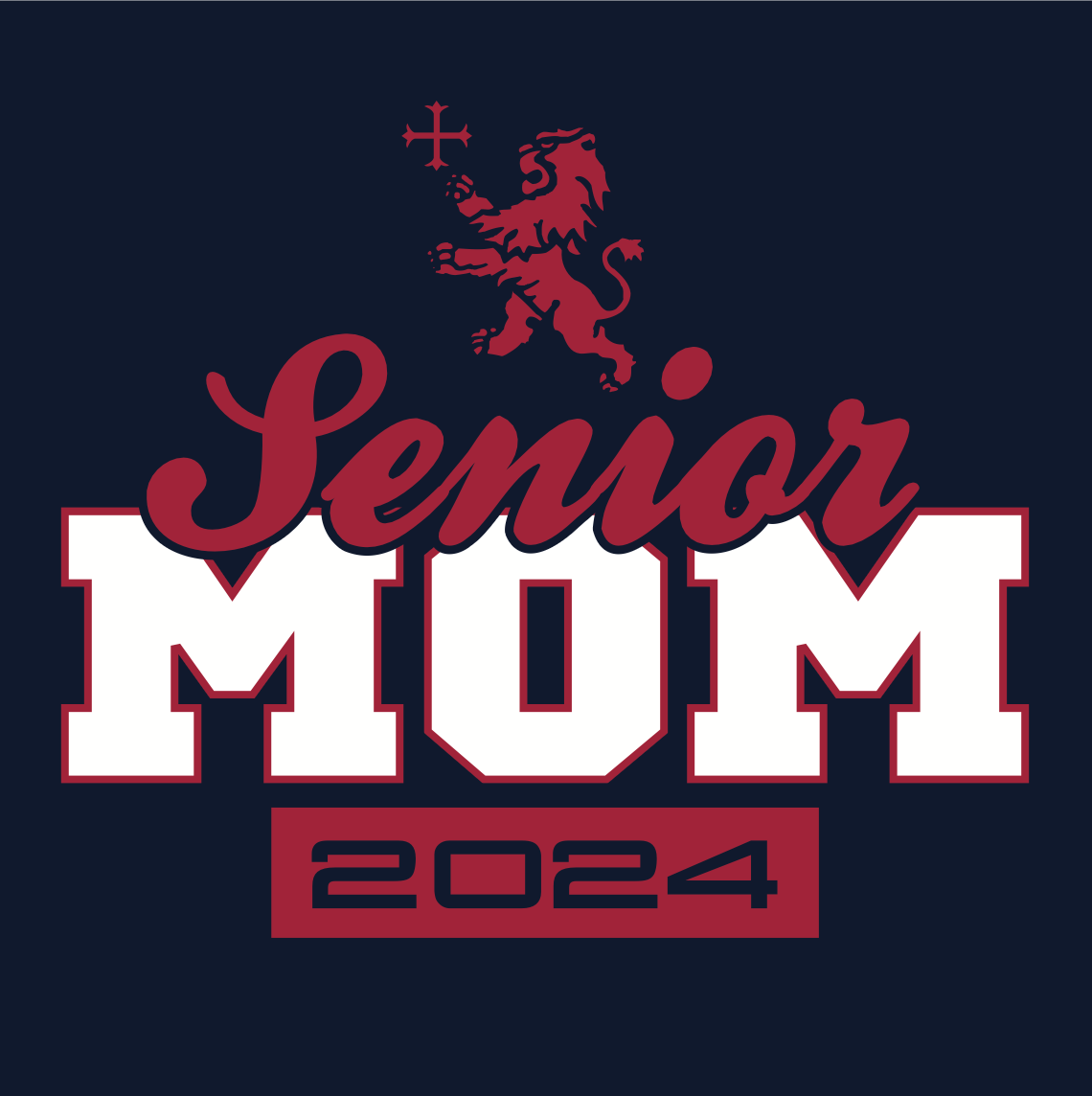 CHHS Senior Mom Baseball Tee