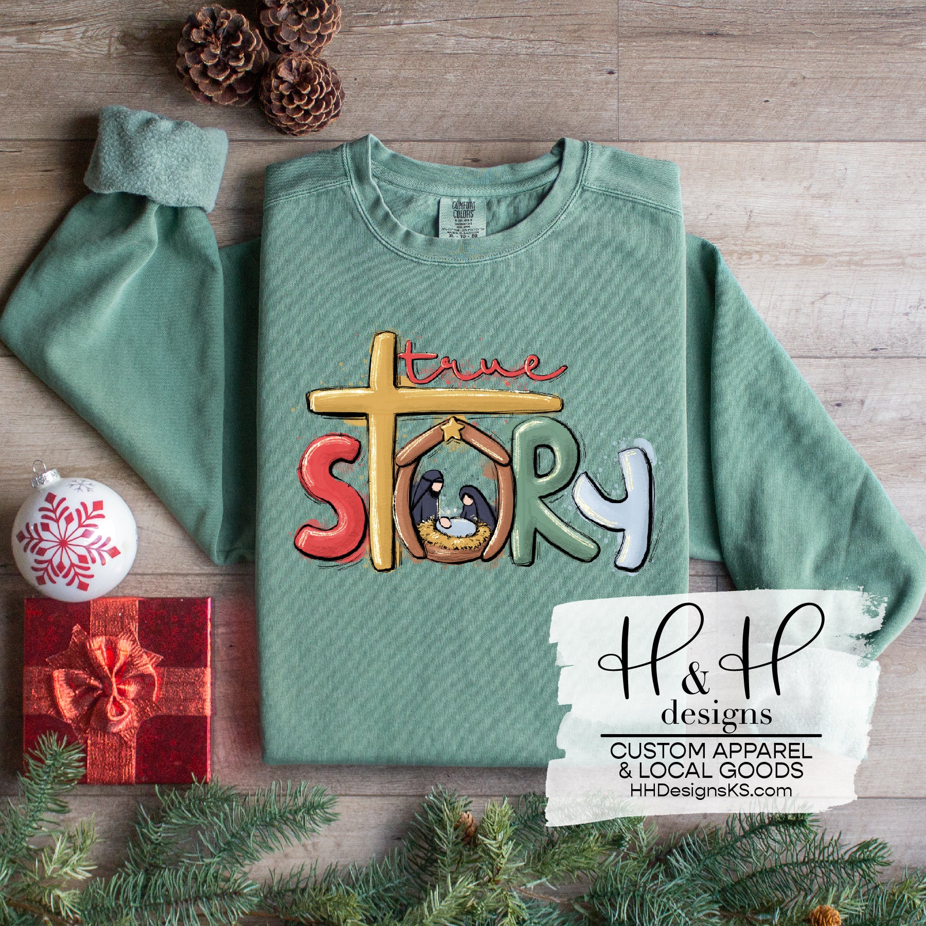 true story nativity shirt