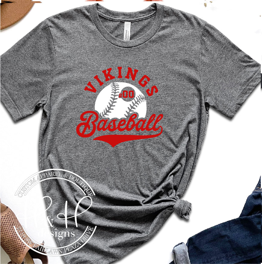 Baseball T-Shirt Designs - Designs For Custom Baseball T-Shirts