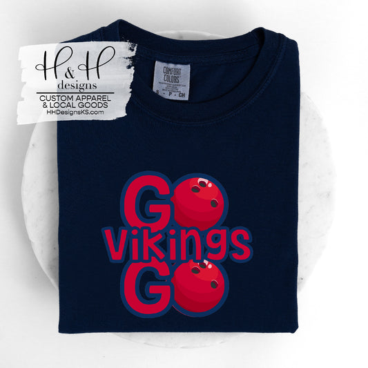 Go Vikings Go ~ Vikings Bowling 2024 ~ Design 1