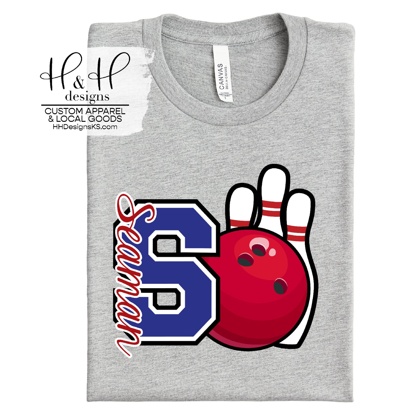 Seaman Bowling ~ Vikings Bowling 2024 ~ Design 2