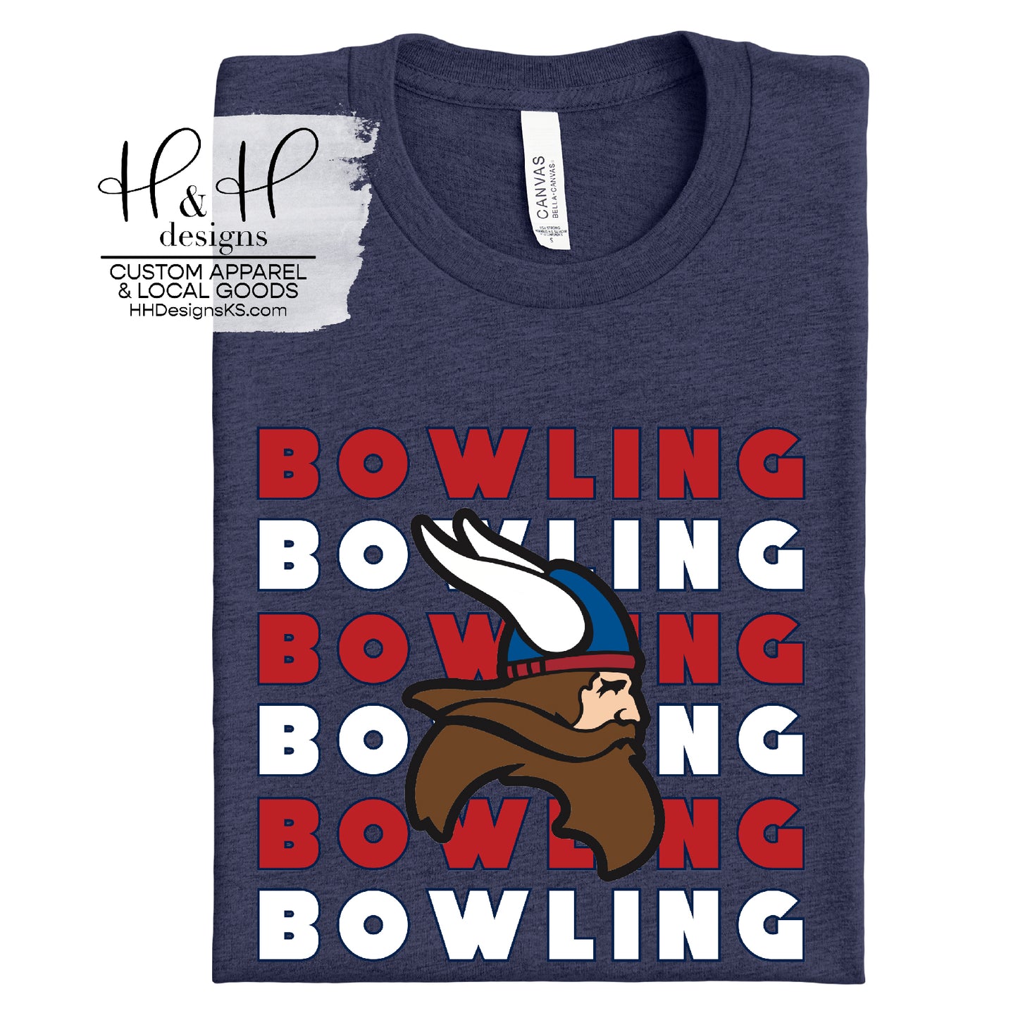 Viking Bowling Stack ~ Vikings Bowling 2024 ~ Design 3