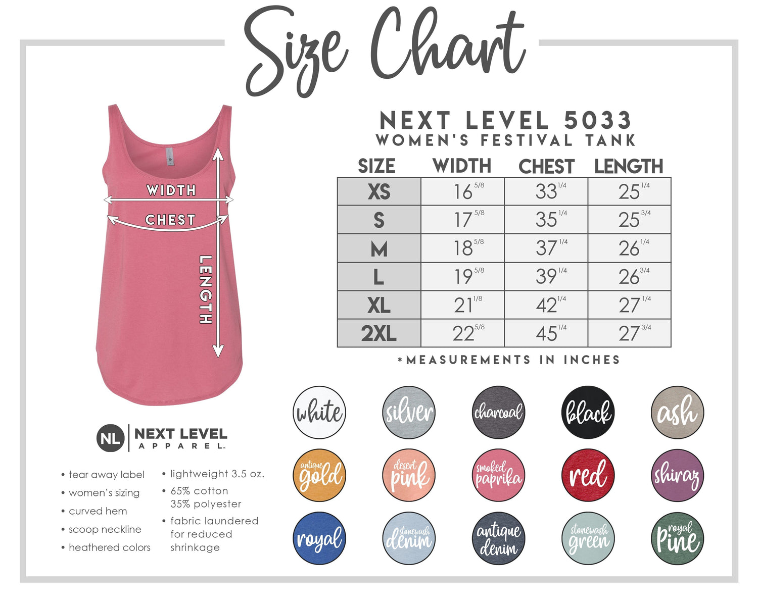 Marycrafts Women's Clothing Size Chart