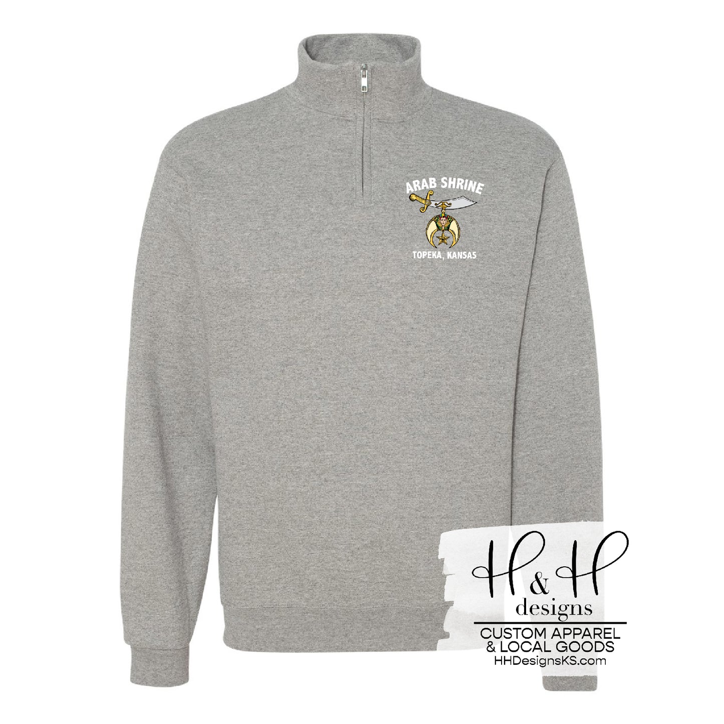 Arab Shrine Quarter Zip Sweatshirt