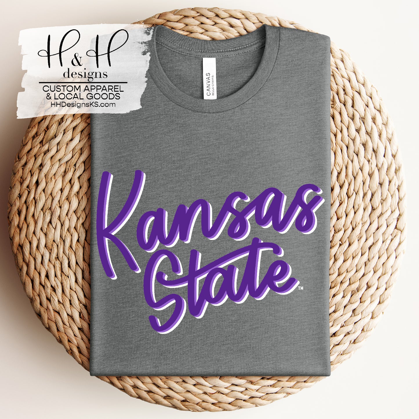 Kansas State Script MM ~ HHKSU130 ~ Licensed K-State Apparel