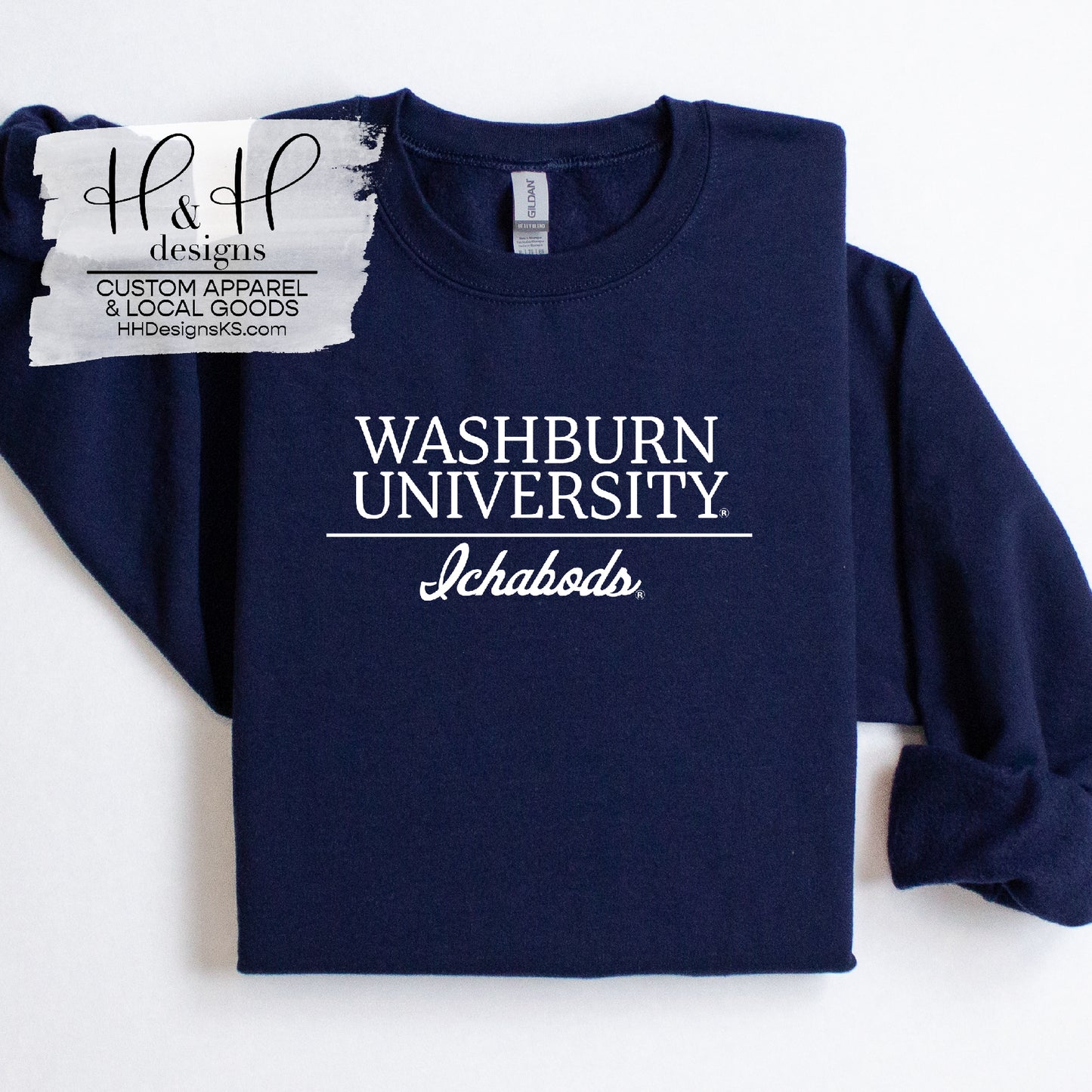 Washburn University Classic Type ~ Licensed Apparel ~ HHWU170