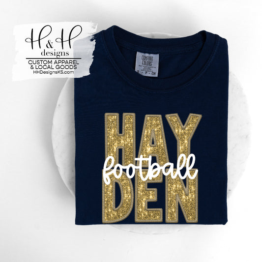 Hayden Football Faux Embroidery - Hayden Football 2024