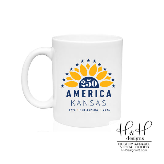 Kansas 250 Coffee Mug