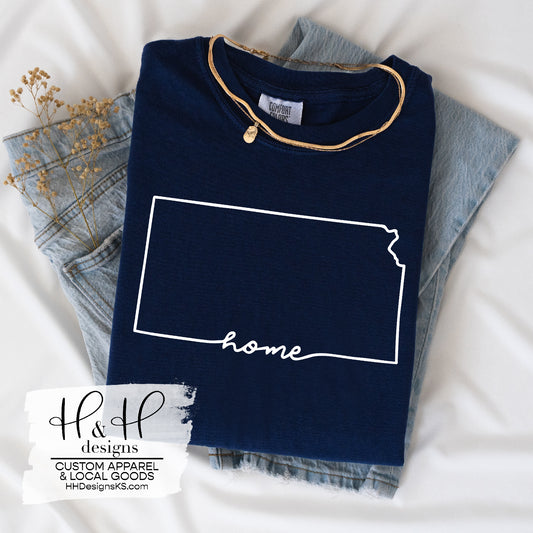 Kansas Home Handlettered Script