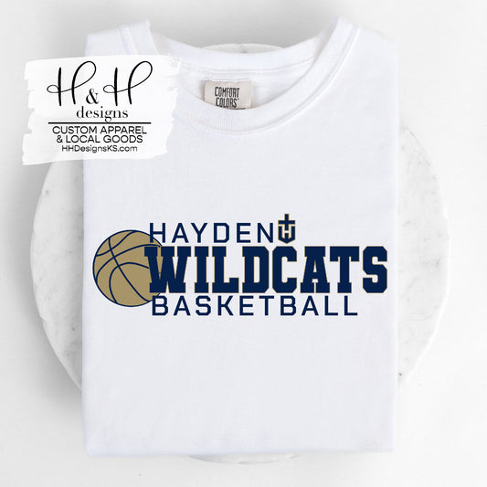 Navy & Gold Hayden Basketball 2024