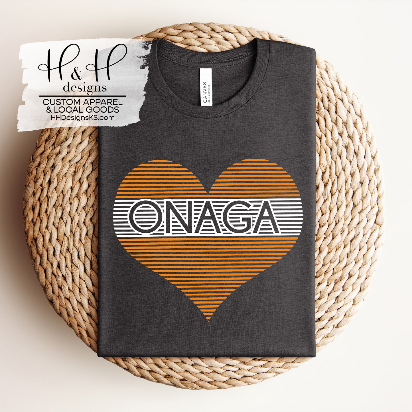 Onaga Lined Heart