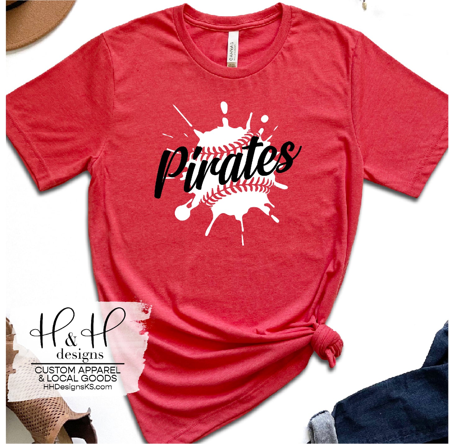 Pirates Baseball Splatter