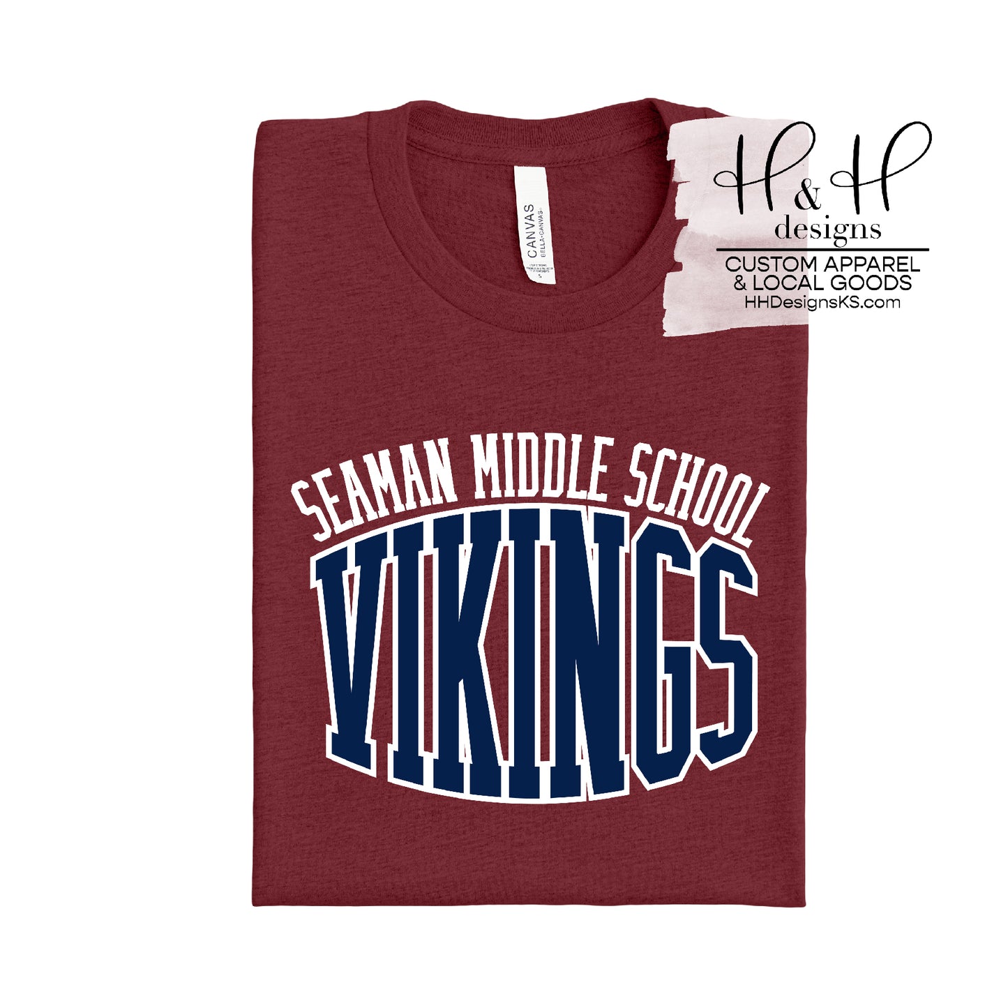 Seaman Middle School Vikings Curved ~ Seaman Middle School PTO Fundraiser 2024