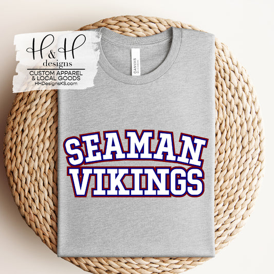 Seaman Vikings Mock Patch