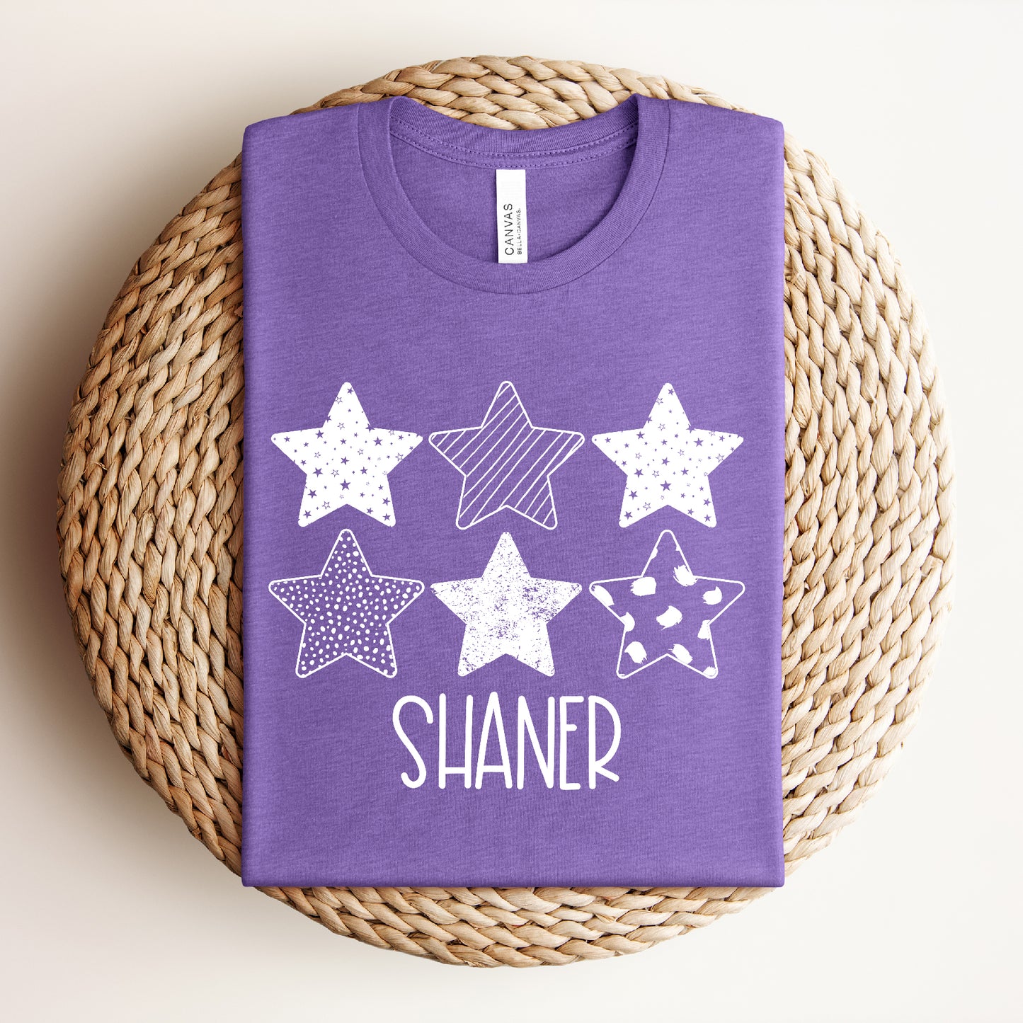 Shaner 1 ~ Patterned Stars ~ Shaner 2024 Fundraiser