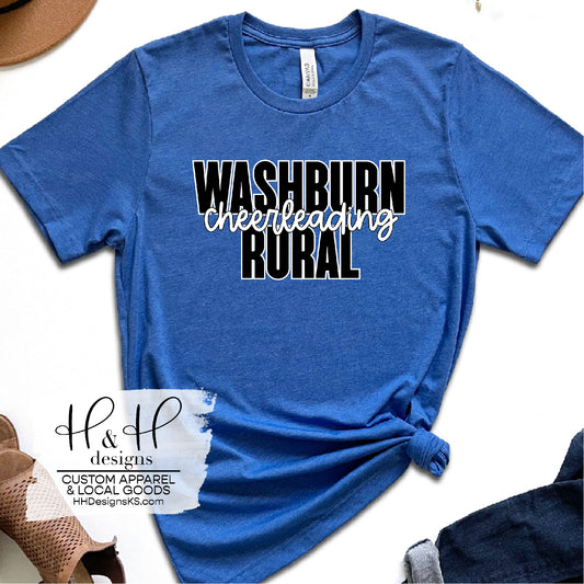 Washburn Rural Cheerleading Block ~ WRHS Cheer