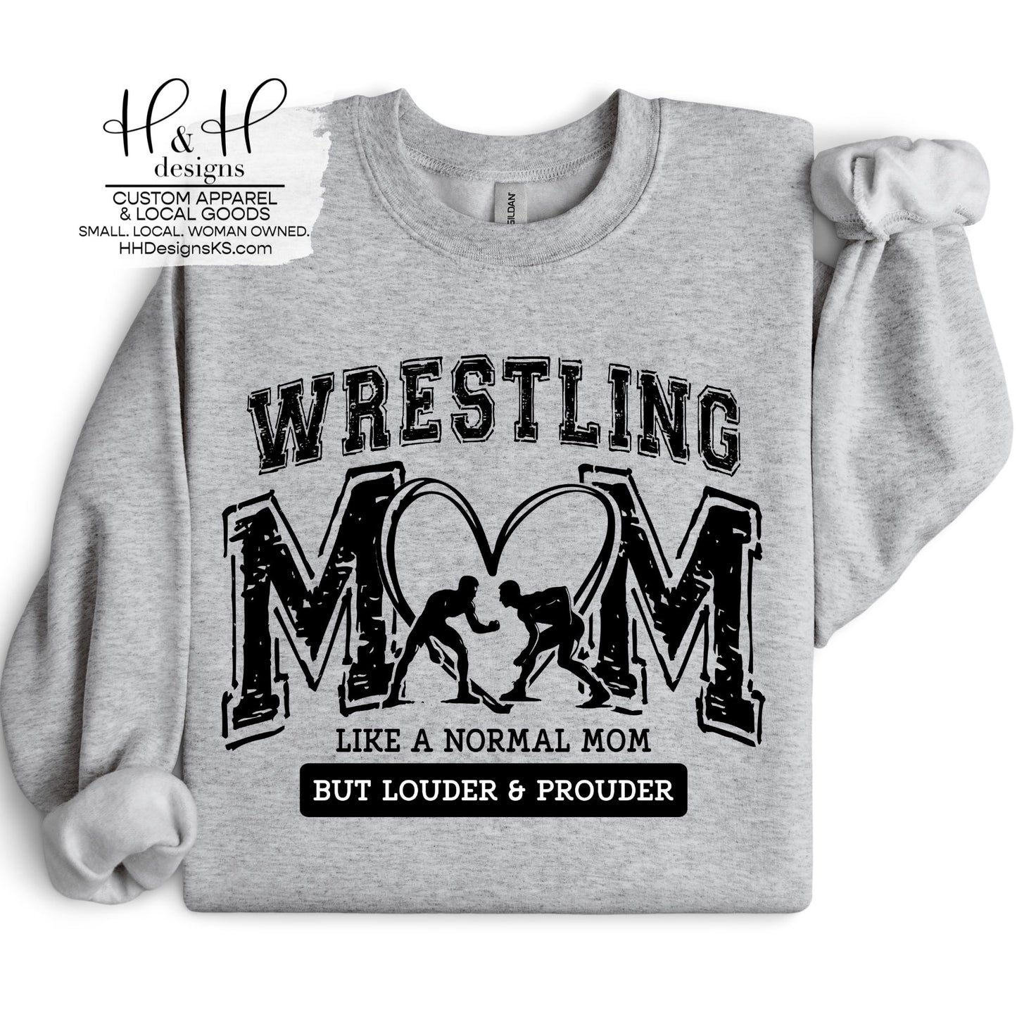 Wrestling Mom Curved Arch