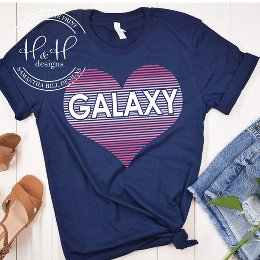 Galaxy Lined Heart