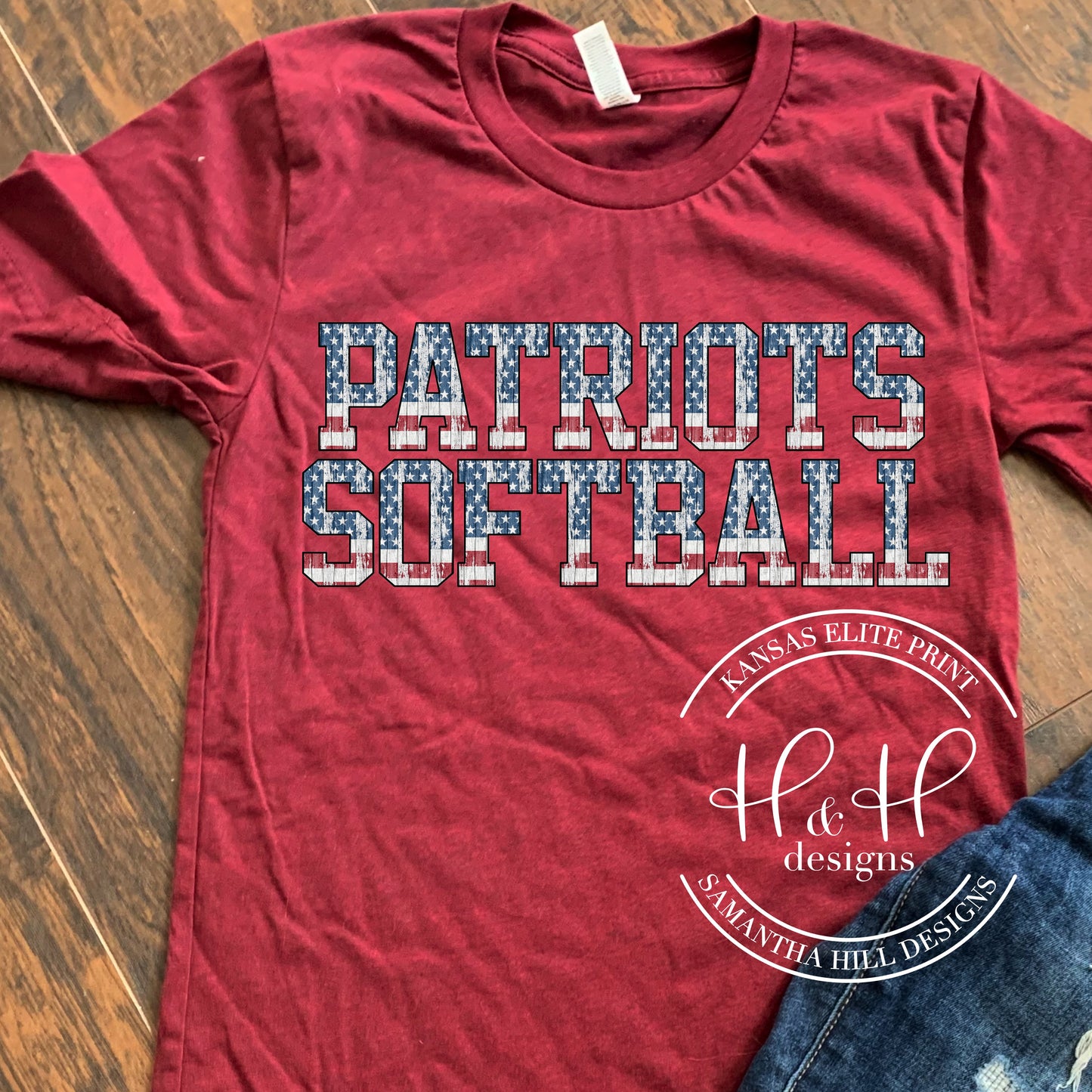 Patriots Softball Block - Topeka Patriots