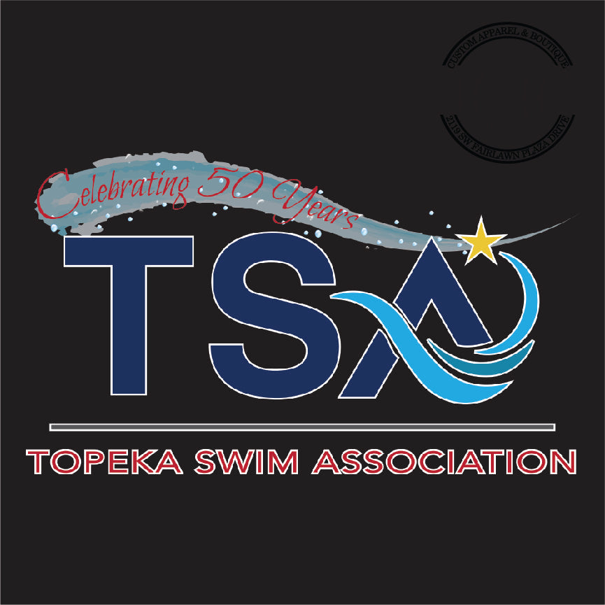 Large Tote Bag - Topeka Swim Association