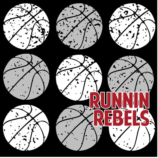 Runnin Rebels Distressed Basketballs - Closes 12/25