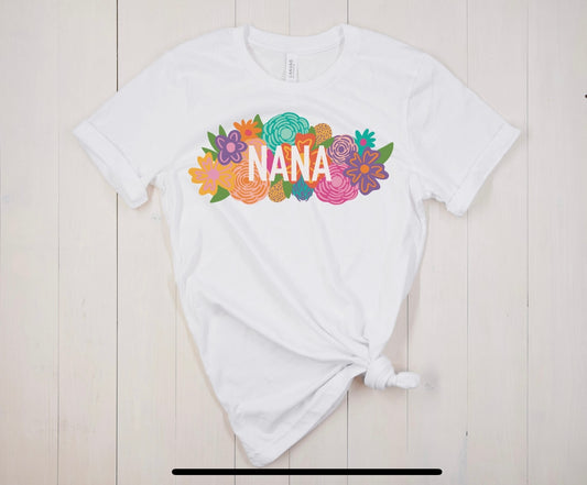 Nana Rainbow Floral